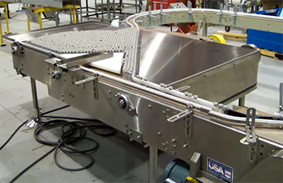 inline table accumulating conveyor